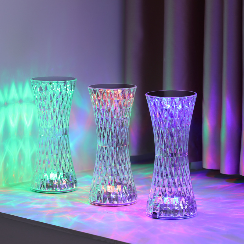 Decor Lighting & Decor Fires Photos - Crystal Bedside Table Lamps Xmas Acrylic