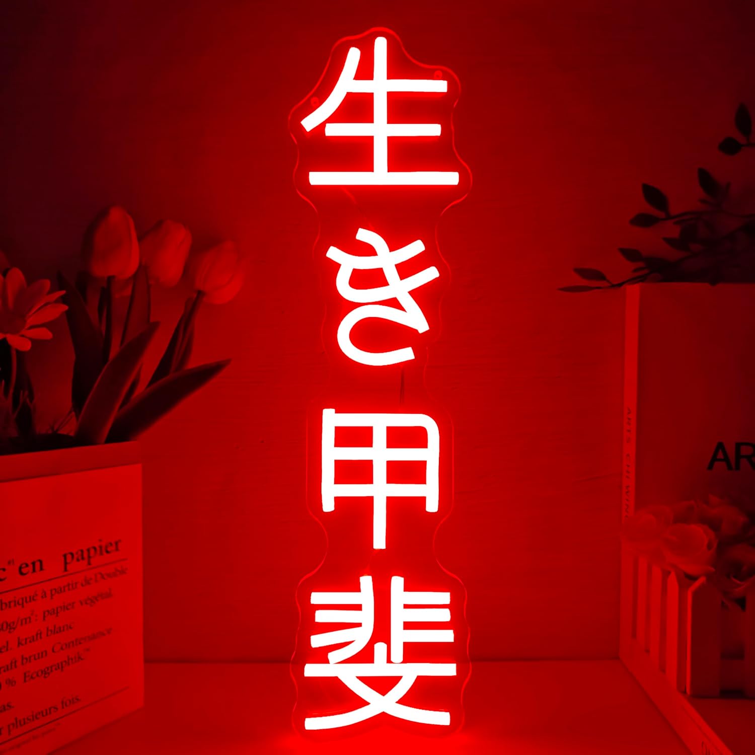 Lighting Decor In Room - Japanese Birthday Ikigai Neon Sign USB