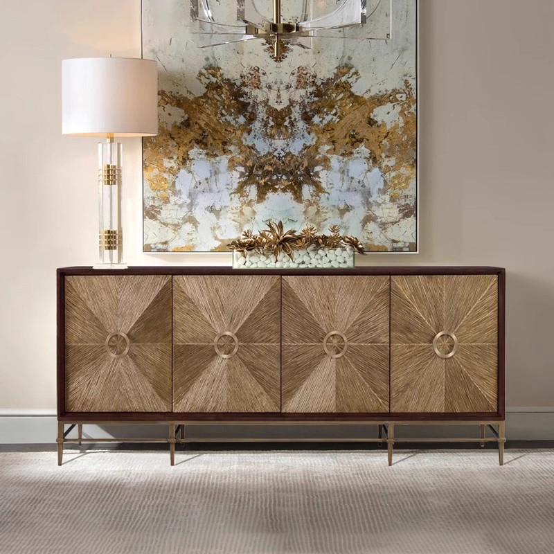 Lightings Decoration - Italian light luxury sideboard high-end furniture