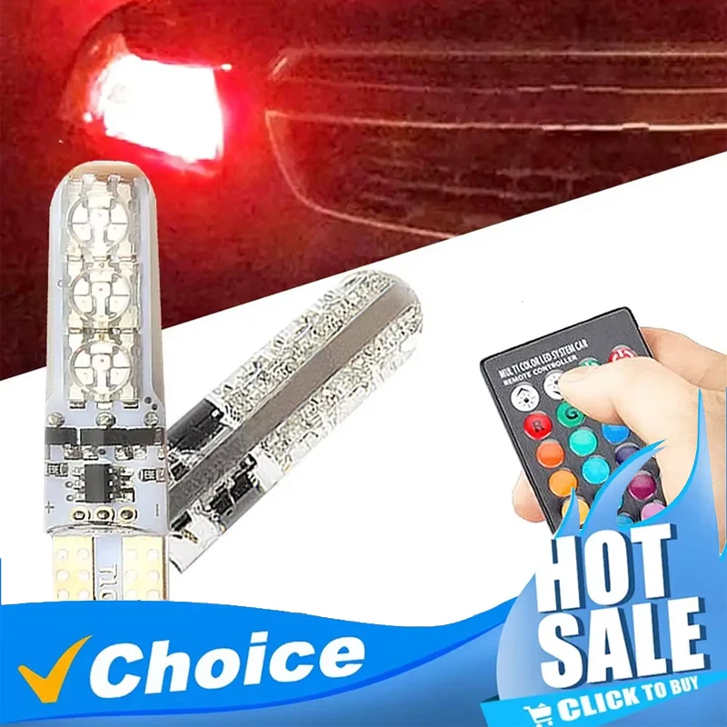 Touch Dimmer Lamp - 2 PCS New T10 Silicone 5050-6SMD