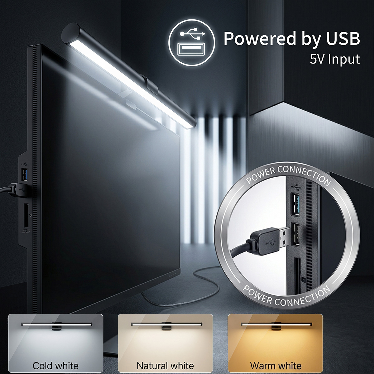 USB Powered LED Computer Scree - Touch Dimmer Lamp 리뷰 및 가격