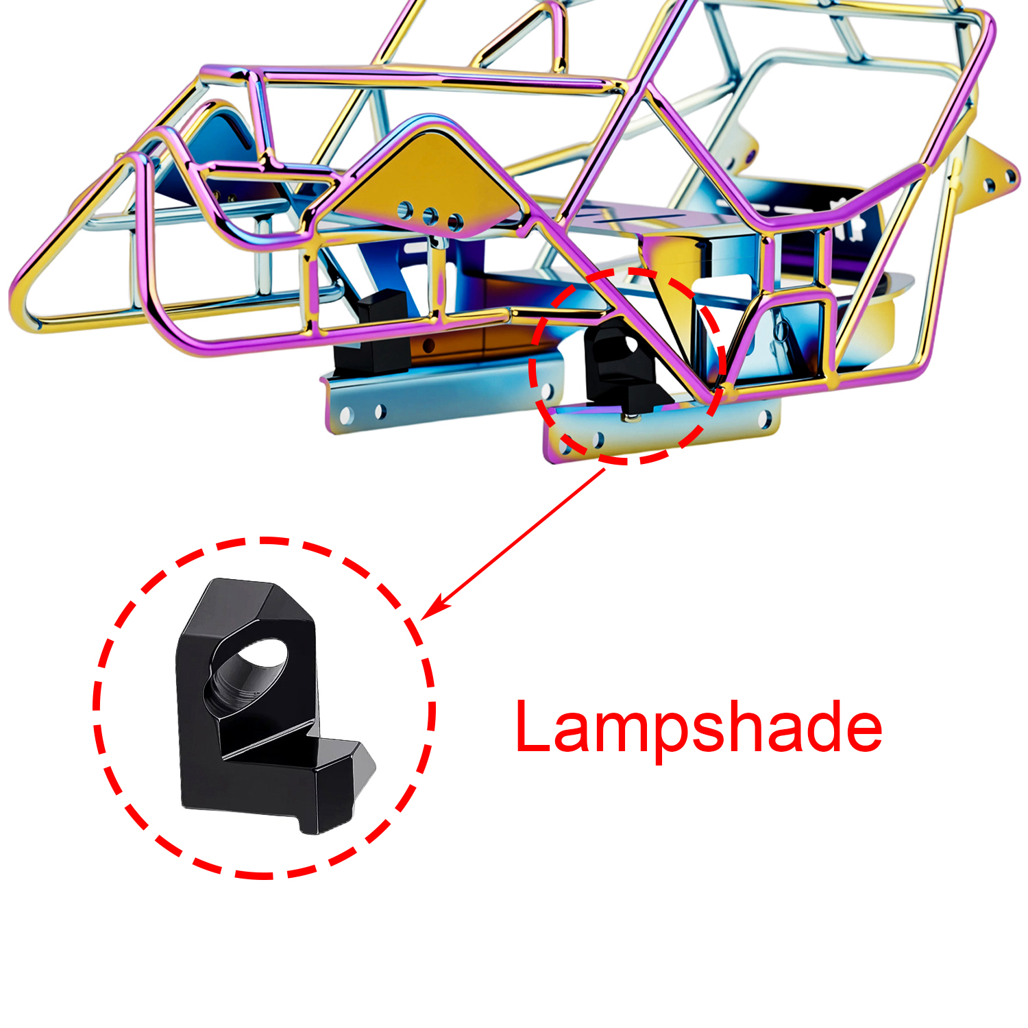TCRC Metal Roll Cage Body Shel - Touch Dimmer Lamp 리뷰 및 가격