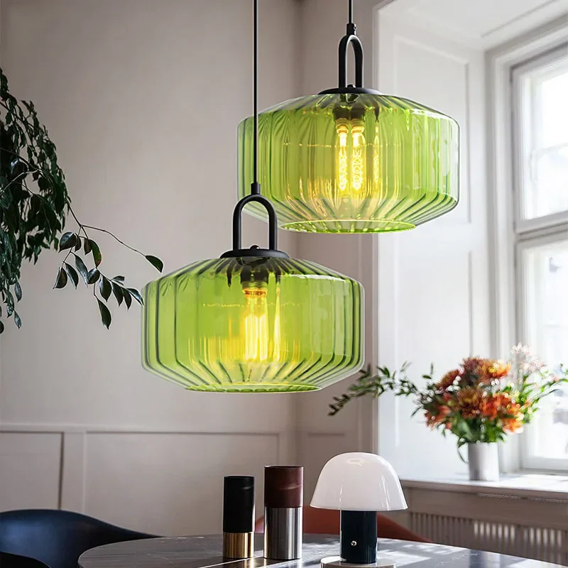 Nordic Retro Colour Glass Pend - Decor Lighting Fixtures 리뷰 및 가격