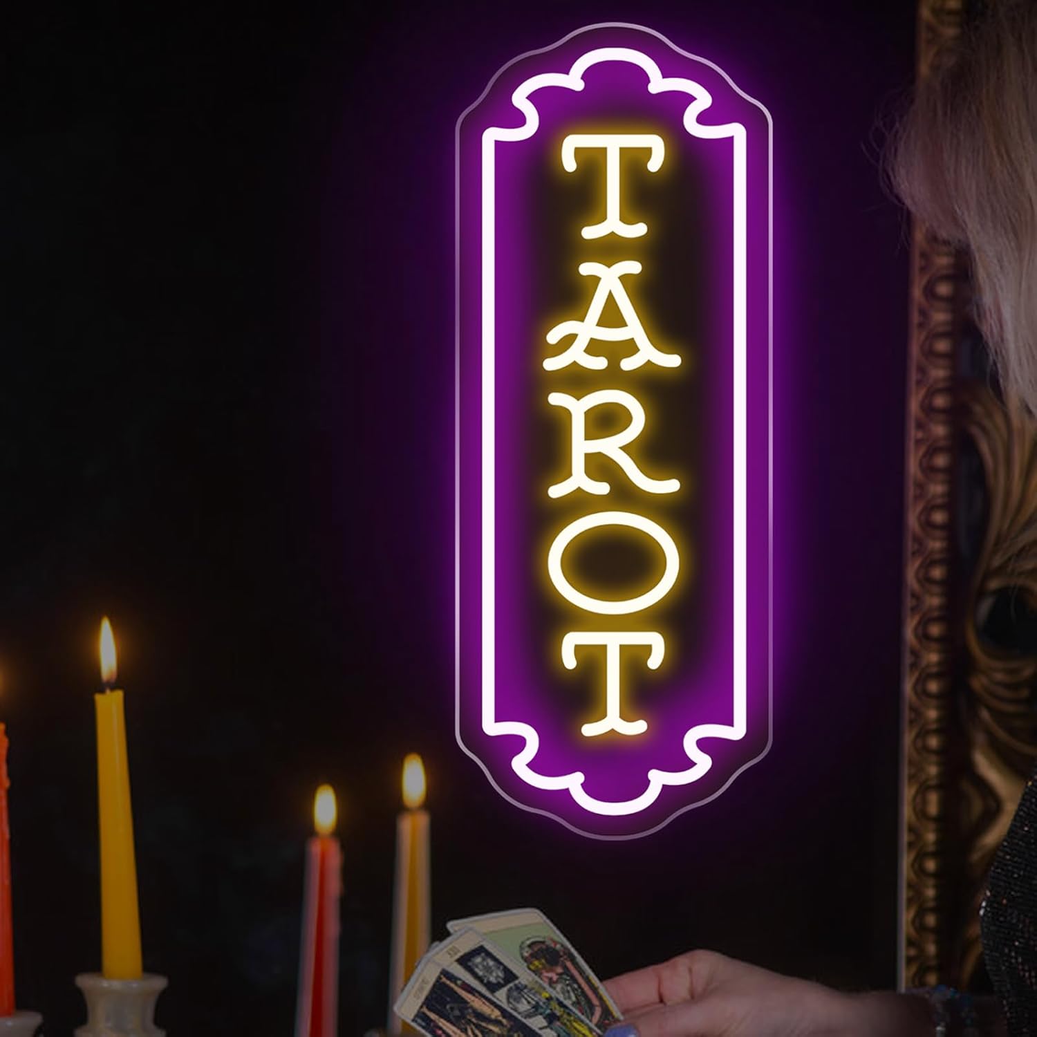 Tarot Neon Sign USB Powered My - Lighting Decor For Home 리뷰 및 가격