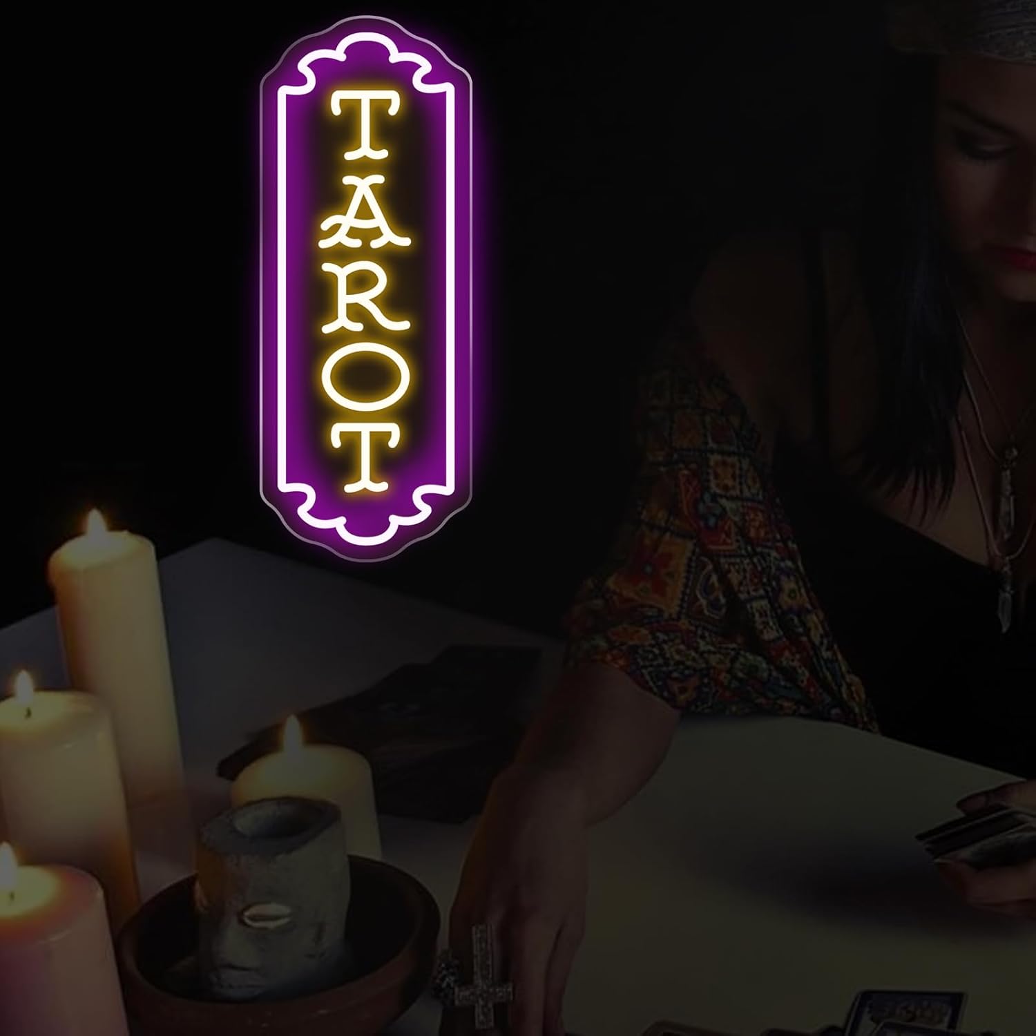 Tarot Neon Sign USB Powered My - Lighting Decor For Home 리뷰 및 가격