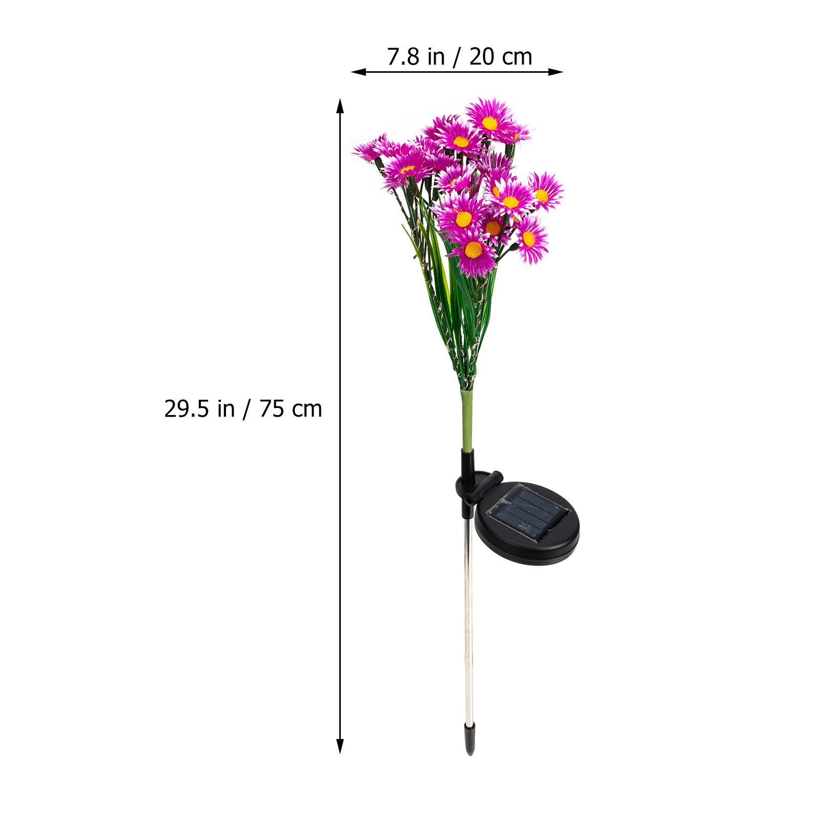 Solar LED Ground Lamp Chrysant - Yard Lighting Decor 리뷰 및 가격