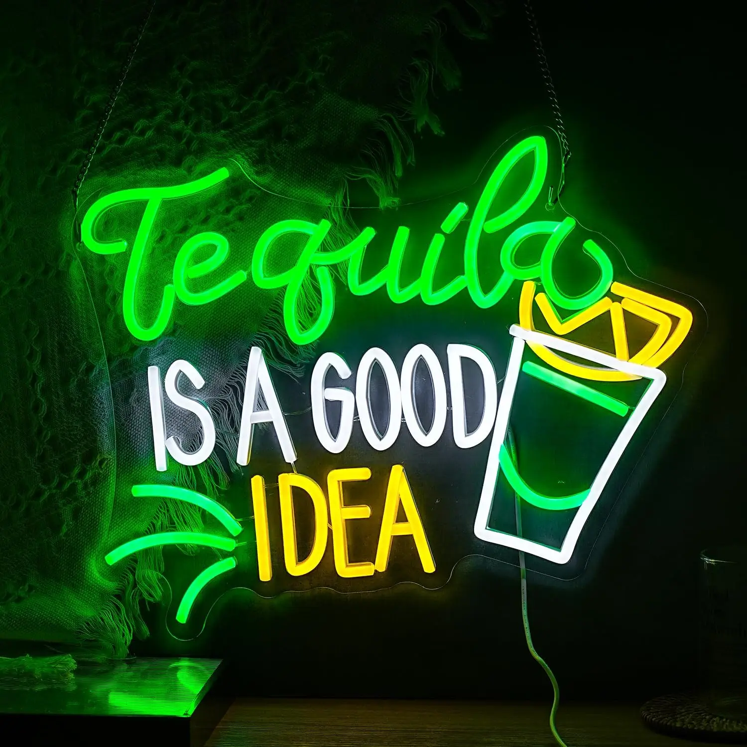 Tequila Is A Good Idea Neon Si - Lighting Home Decor Ideas 리뷰 및 가격