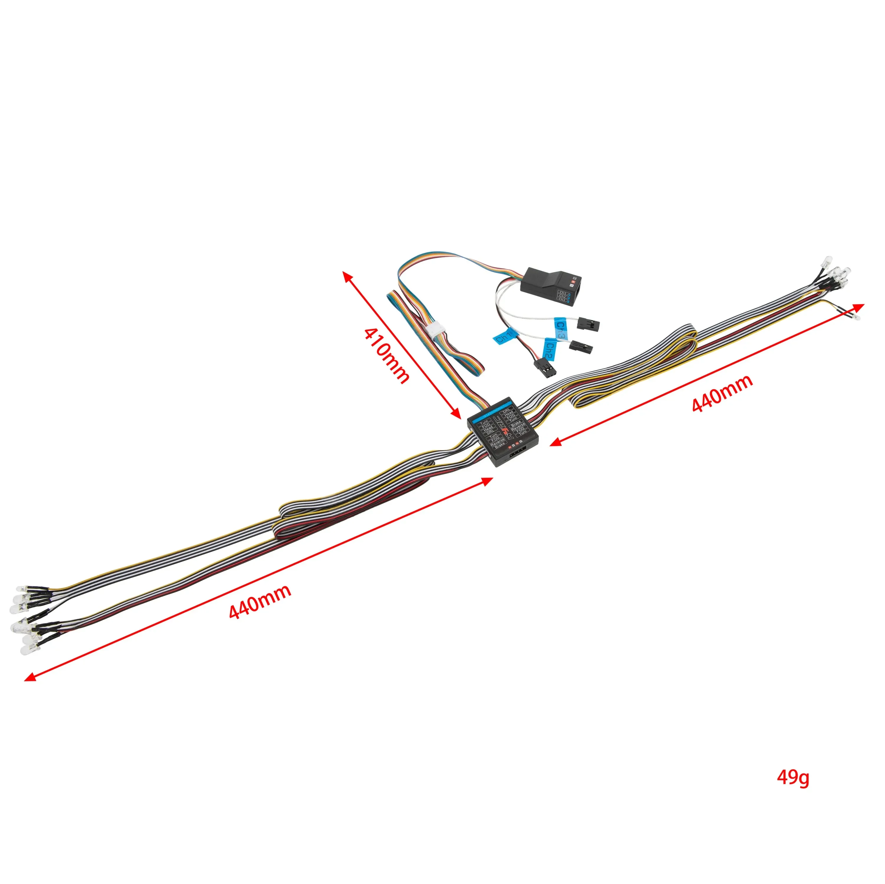 RC Car 1/8 1/10 RC Car 14 LED  - Touch Dimmer Lamp 리뷰 및 가격