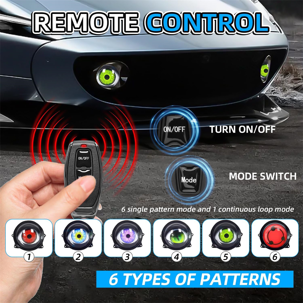  6-Mode Led Dynamic Devil Eye - Lightings Decoration 리뷰 및 가격