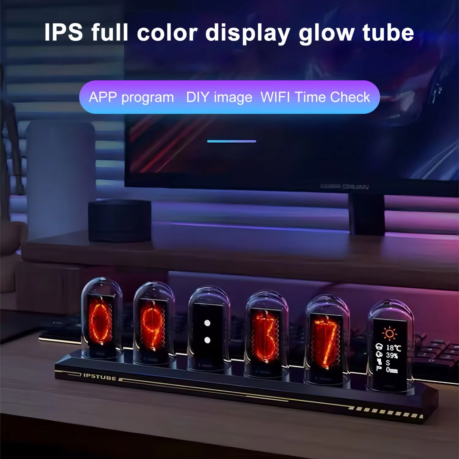 RGB Nixie Tube Clock LED Glows - Lighting Home Decor Ideas 리뷰 및 가격
