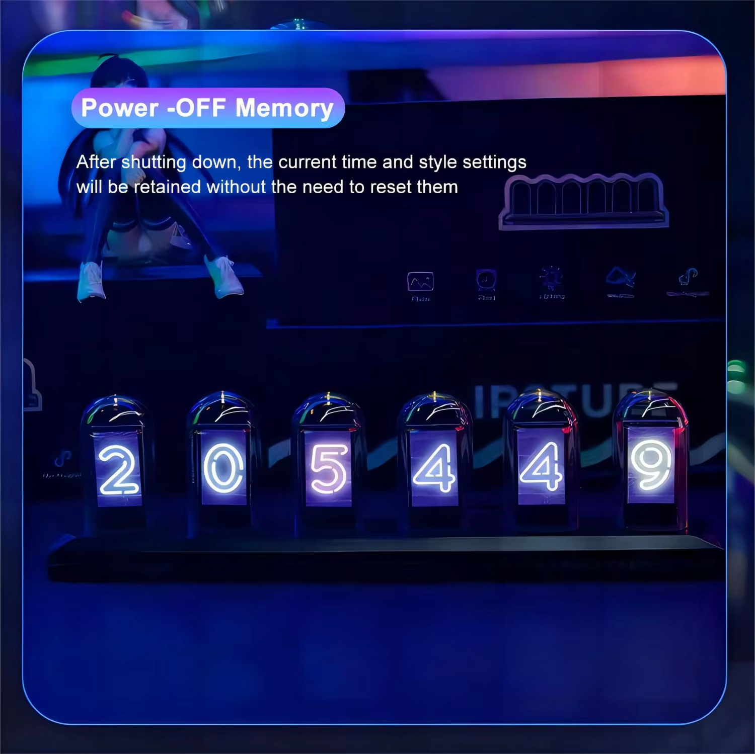 RGB Nixie Tube Clock LED Glows - Lighting Home Decor Ideas 리뷰 및 가격