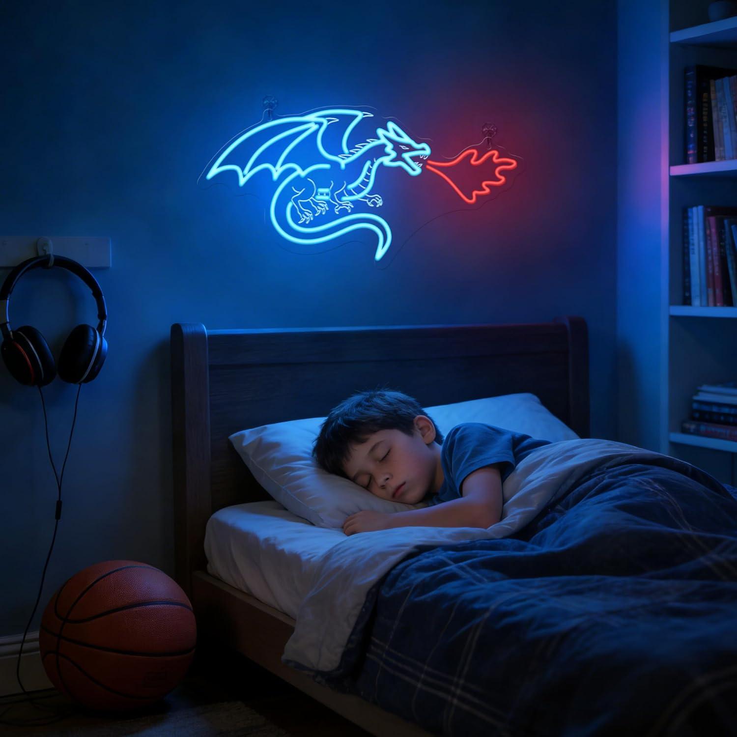 Dragon Neon Sign LED Dimmable  - Lighting Decor For Home 리뷰 및 가격