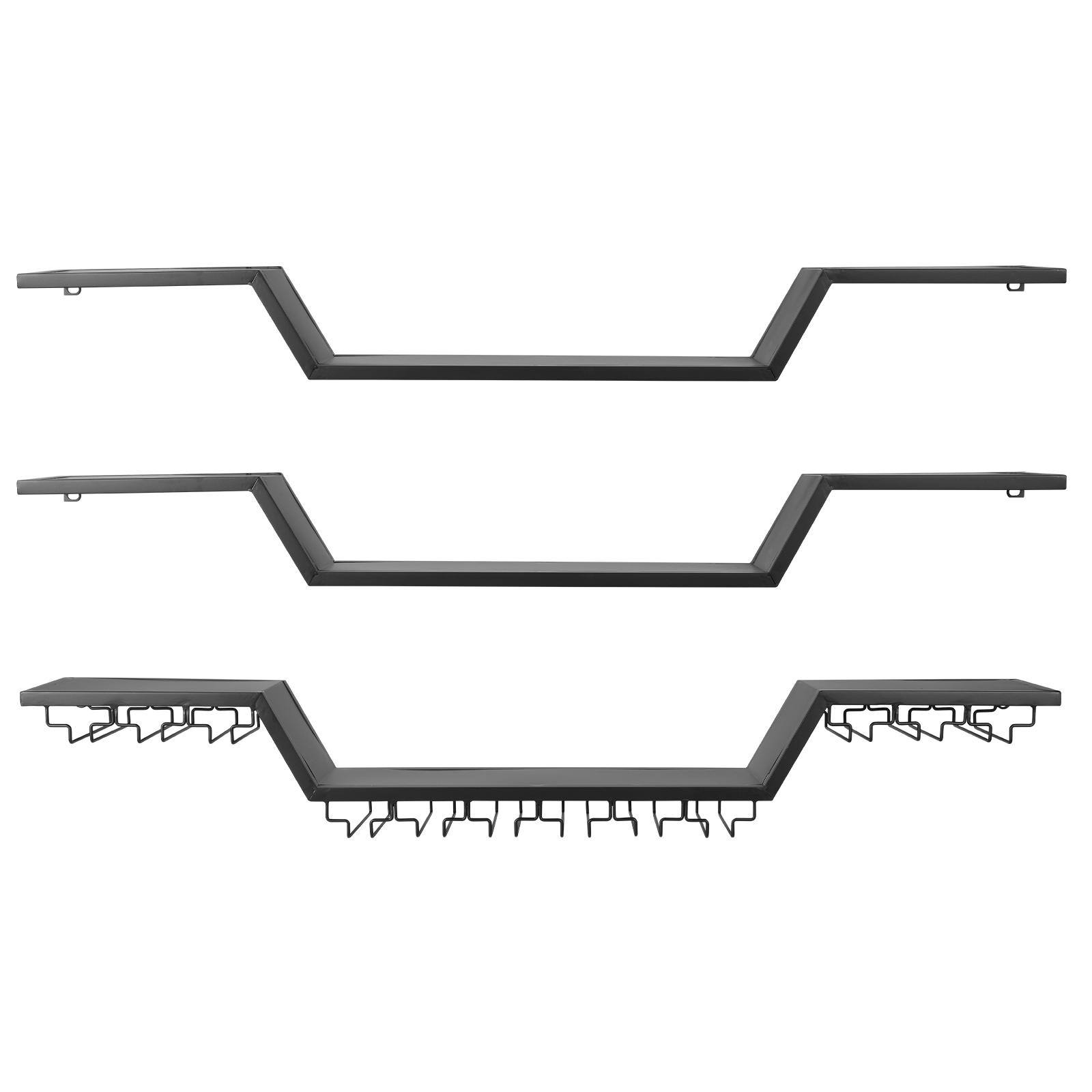 47/55inch Modern LED Wine Rack - Lighting Metal Wall Decor 리뷰 및 가격