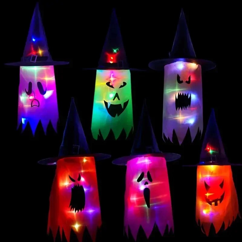 1PC Halloween Witch Hat Colorf - Decor Lighting & Decor Fires Photos 리뷰 및 가격