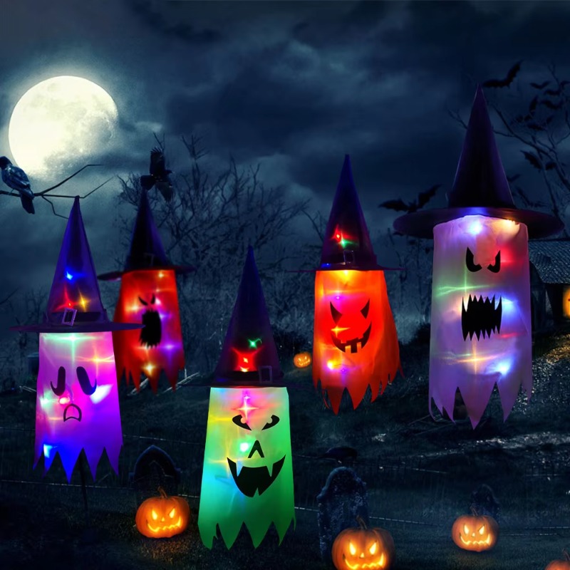 1PC Halloween Witch Hat Colorf - Decor Lighting & Decor Fires Photos 리뷰 및 가격