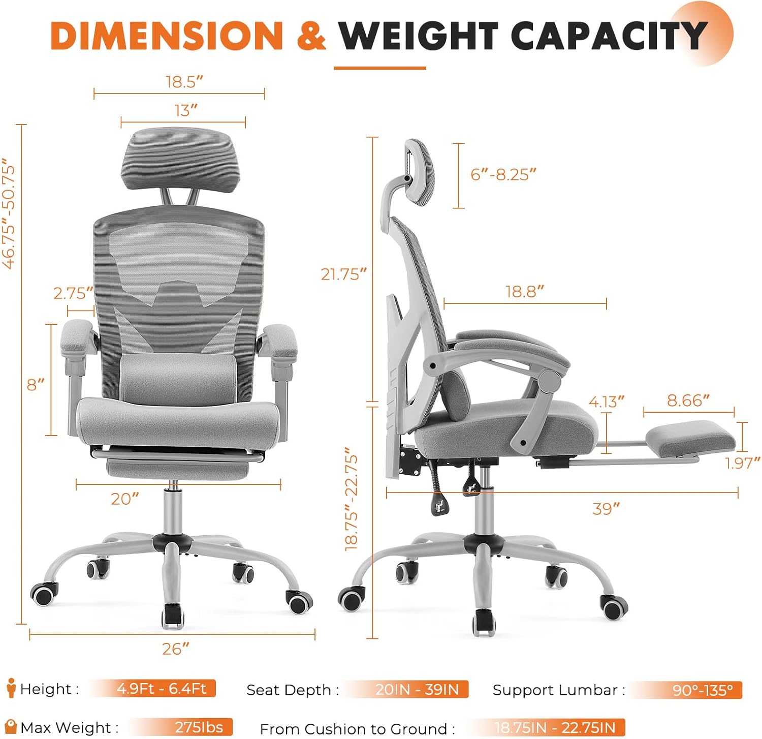 Ergonomic High-Back Mesh Offic - Home Lighting & Decor St Catharines On 리뷰 및 가격