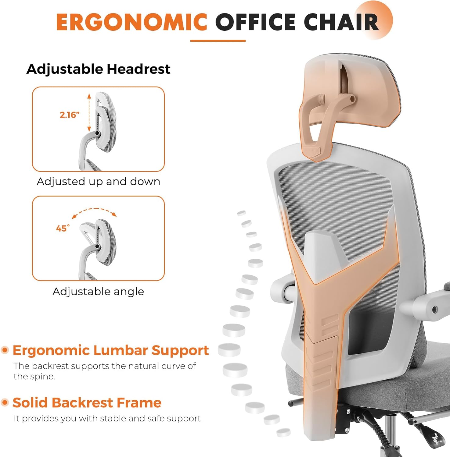 Ergonomic High-Back Mesh Offic - Home Lighting & Decor St Catharines On 리뷰 및 가격