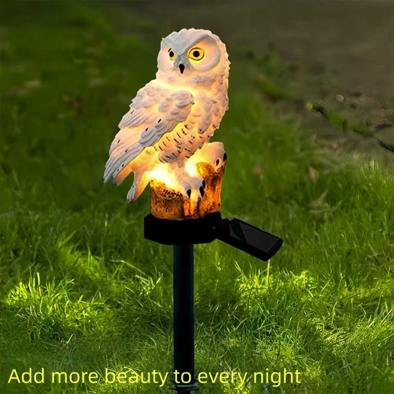 Solar Owl Garden Stake Light O - Yard Lighting Decor 리뷰 및 가격