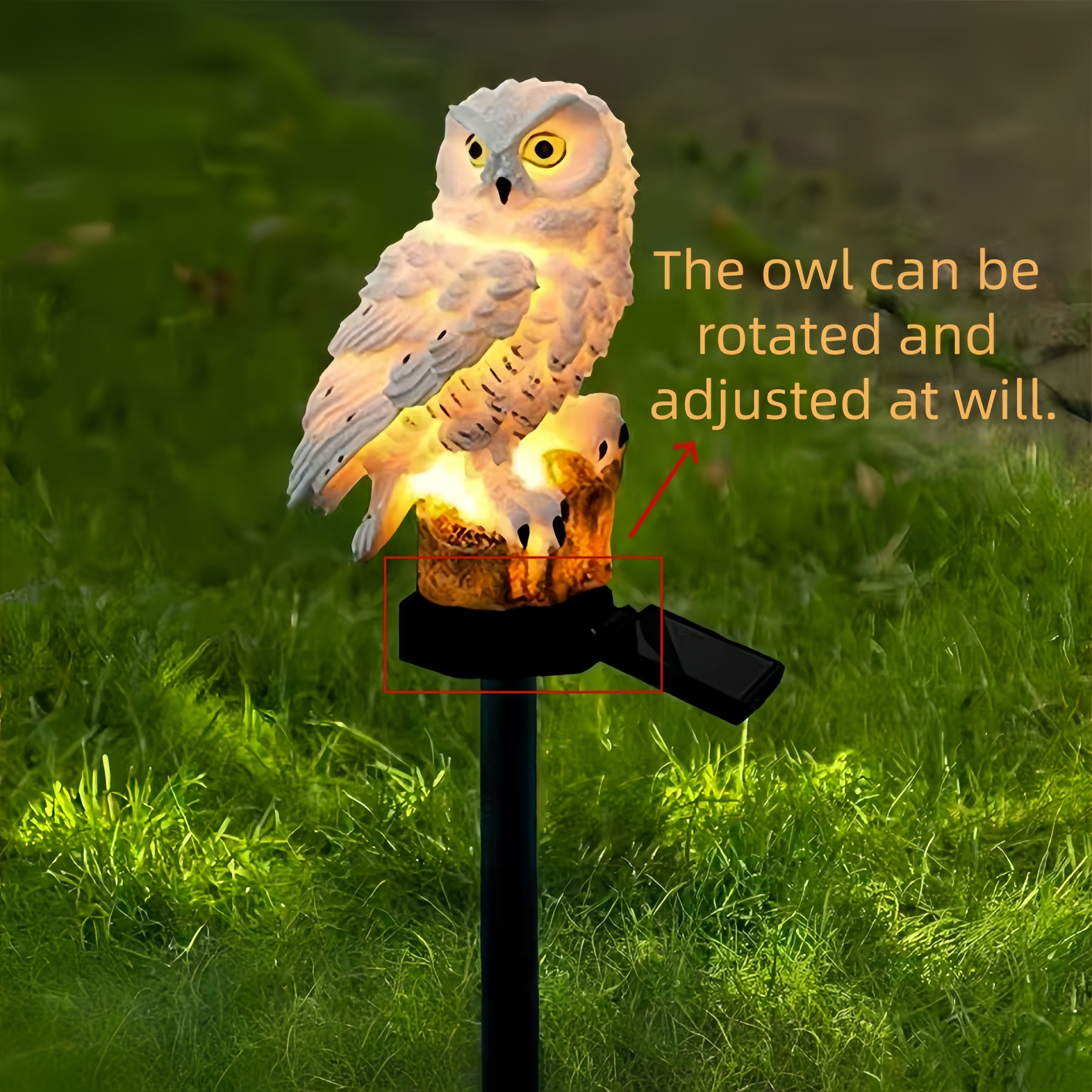 Solar Owl Garden Stake Light O - Yard Lighting Decor 리뷰 및 가격