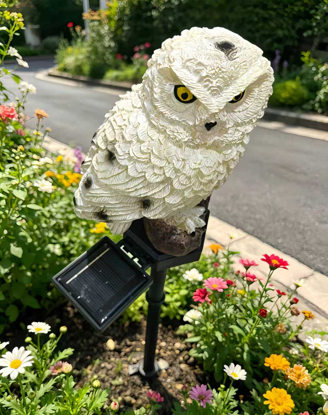 Solar Owl Garden Stake Light O - Yard Lighting Decor 리뷰 및 가격
