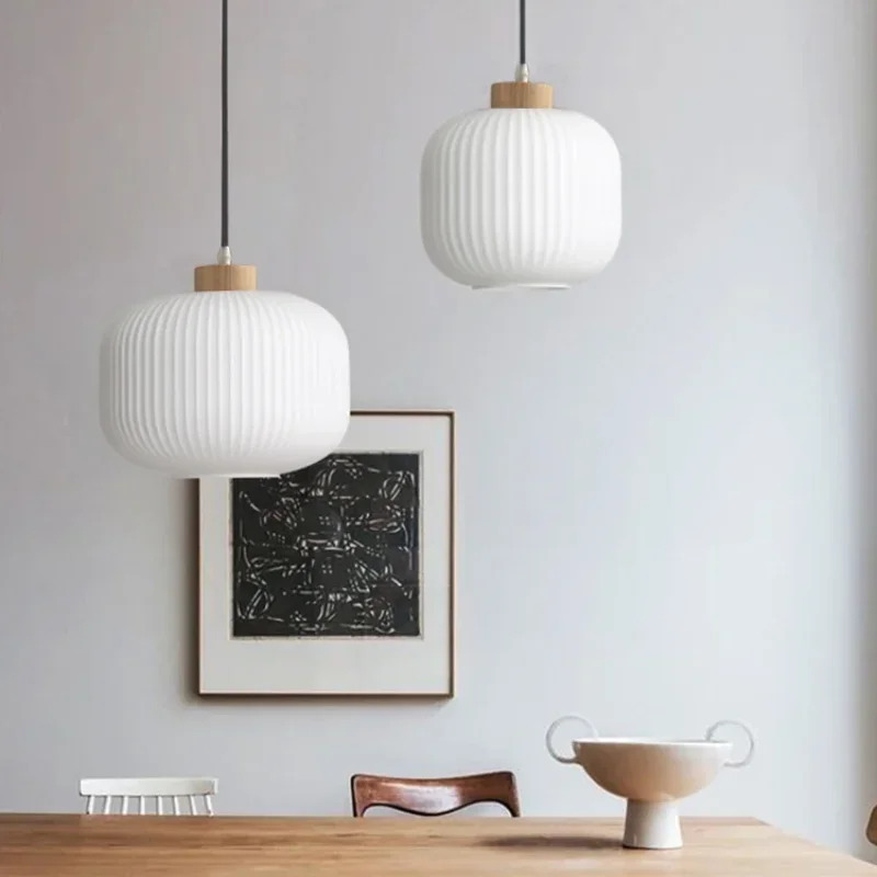 Modern White Glass Pendant Lig - Decor Lighting Fixtures 리뷰 및 가격