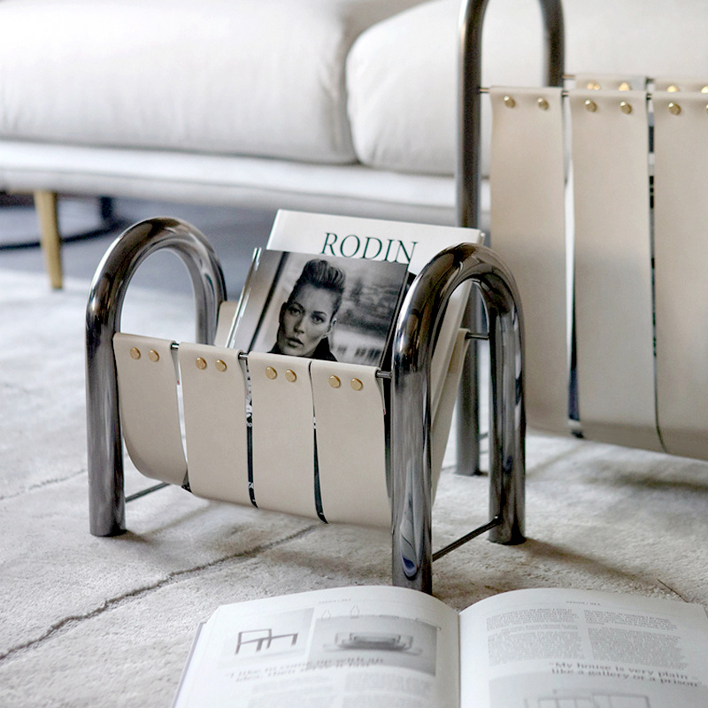 Light Luxury Metal Leather Mag - Lighting And Decor Magazine 리뷰 및 가격