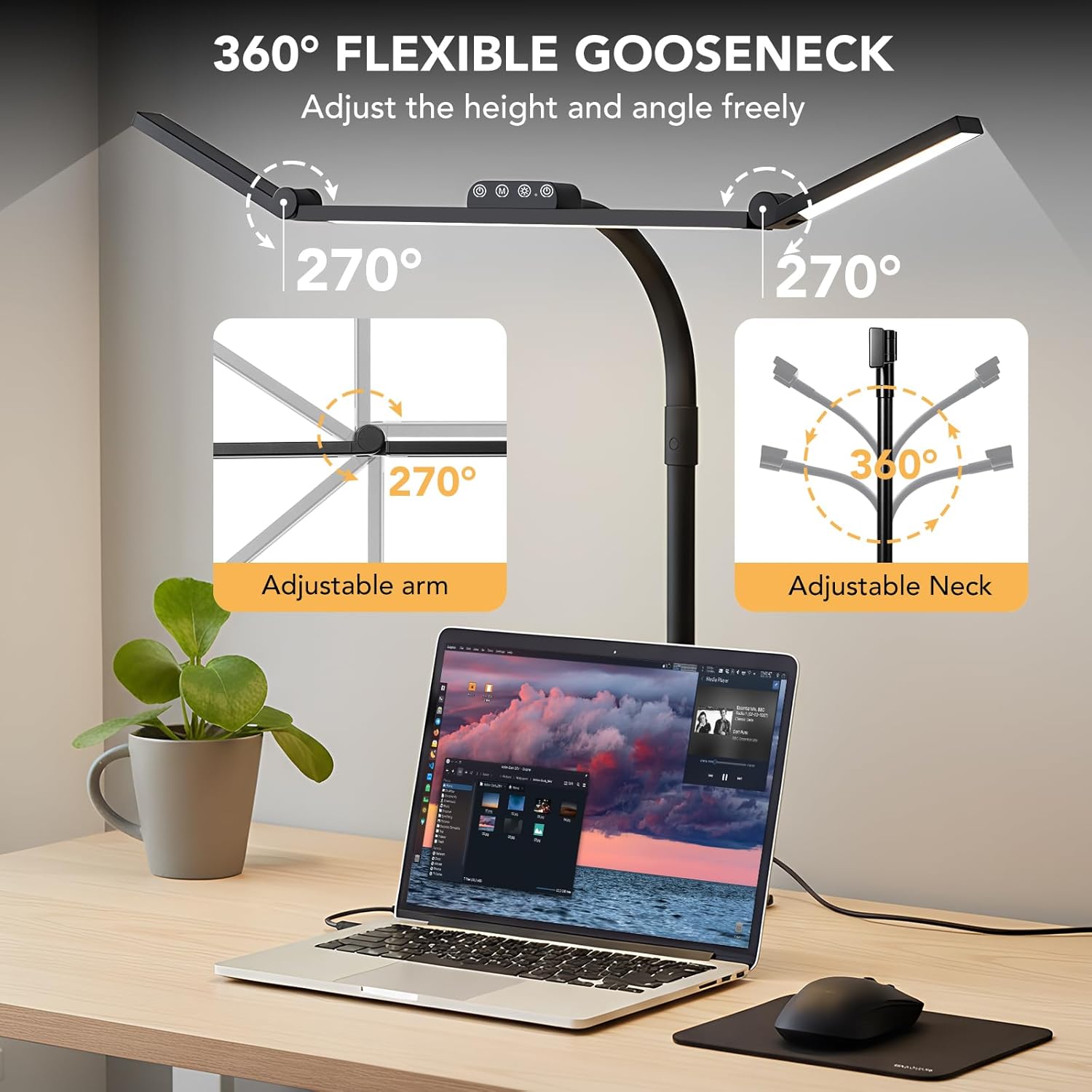 Adjustable LED Desk Lamp with  - Home Lighting & Decor St Catharines On 리뷰 및 가격