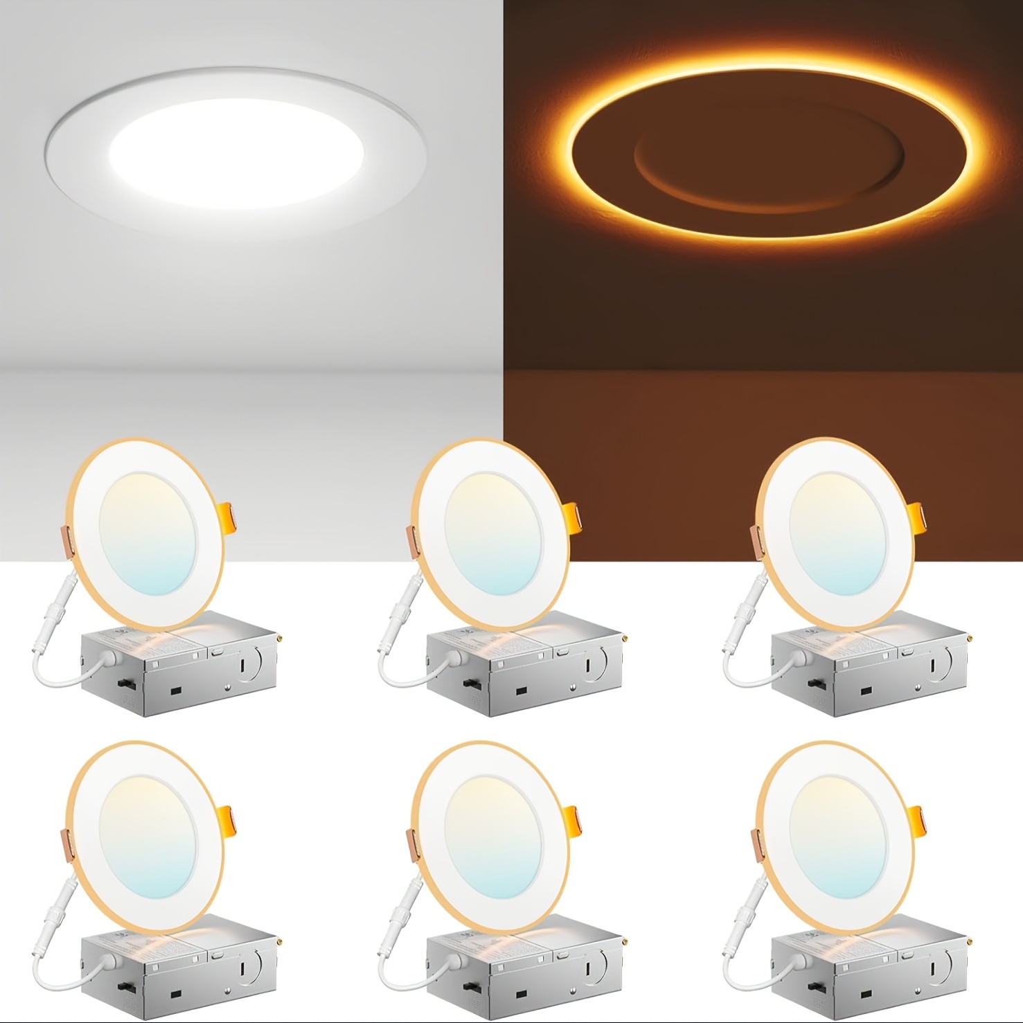 12/6 Pack 4/6 Inch 5CCT LED Re - Decor Lighting & Decor Fires Photos 리뷰 및 가격