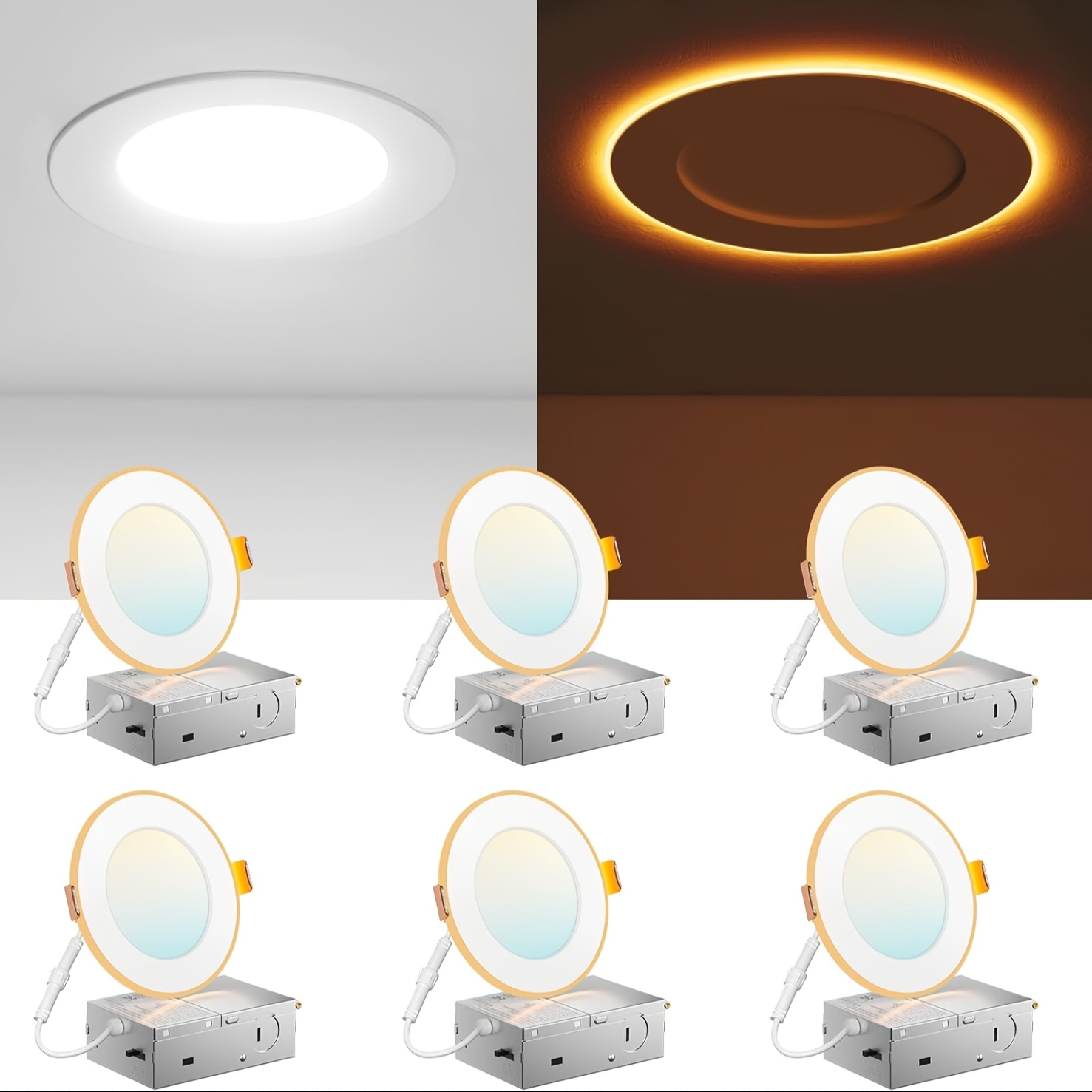 12/6 Pack 4/6 Inch 5CCT LED Re - Decor Lighting & Decor Fires Photos 리뷰 및 가격
