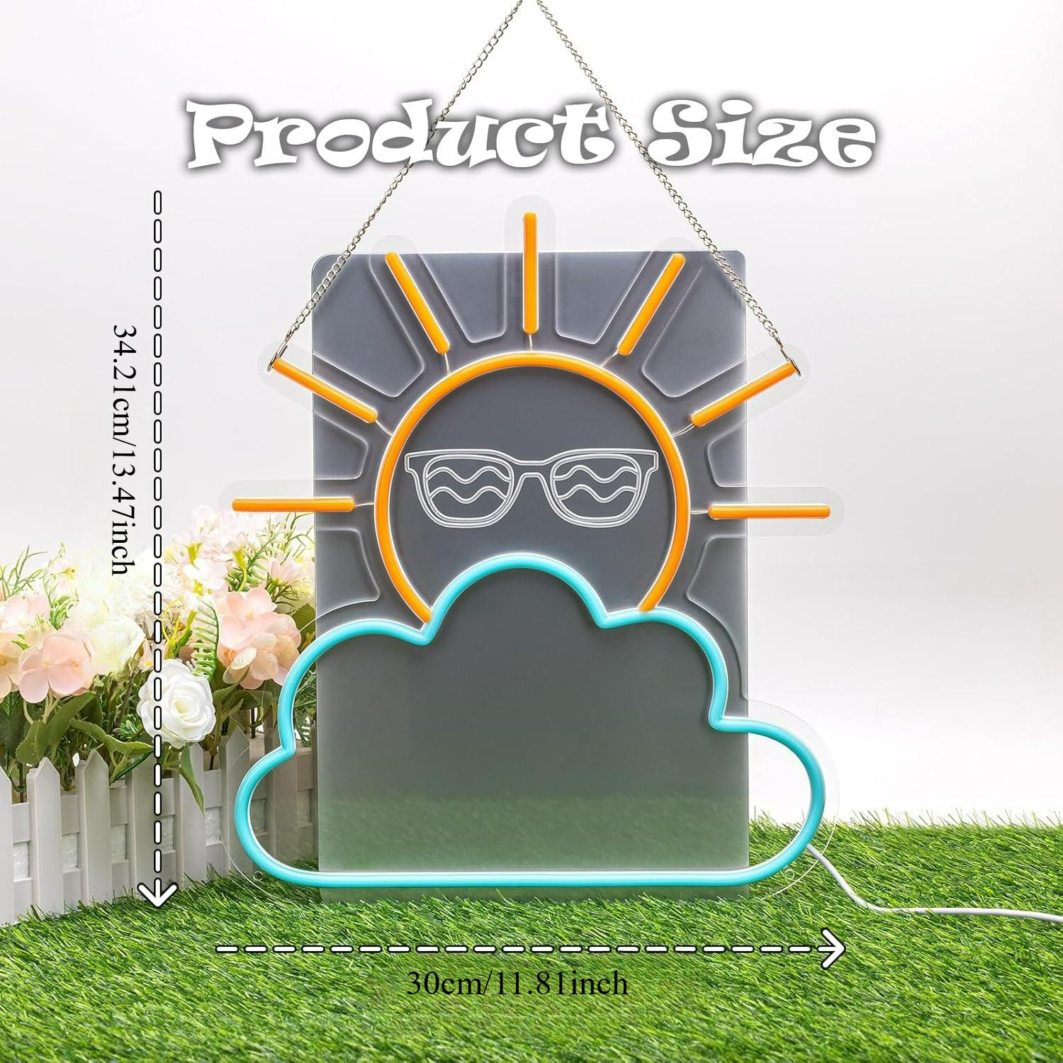 Sunrise Sunset Neon Sign USB P - Lighting Decor In Room 리뷰 및 가격