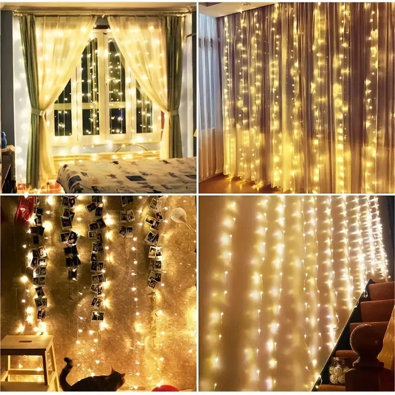 3M-6M Christmas Decoration Rem - Fairy Light Curtain 리뷰 및 가격