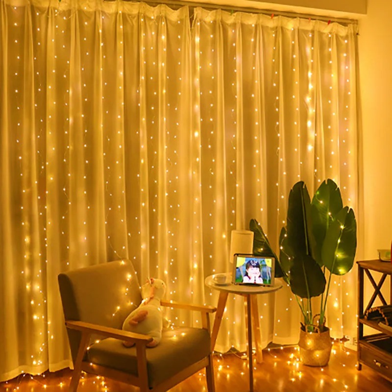 4/6M/8 Mode Curtain Garland on - Fairy Light Curtain 리뷰 및 가격