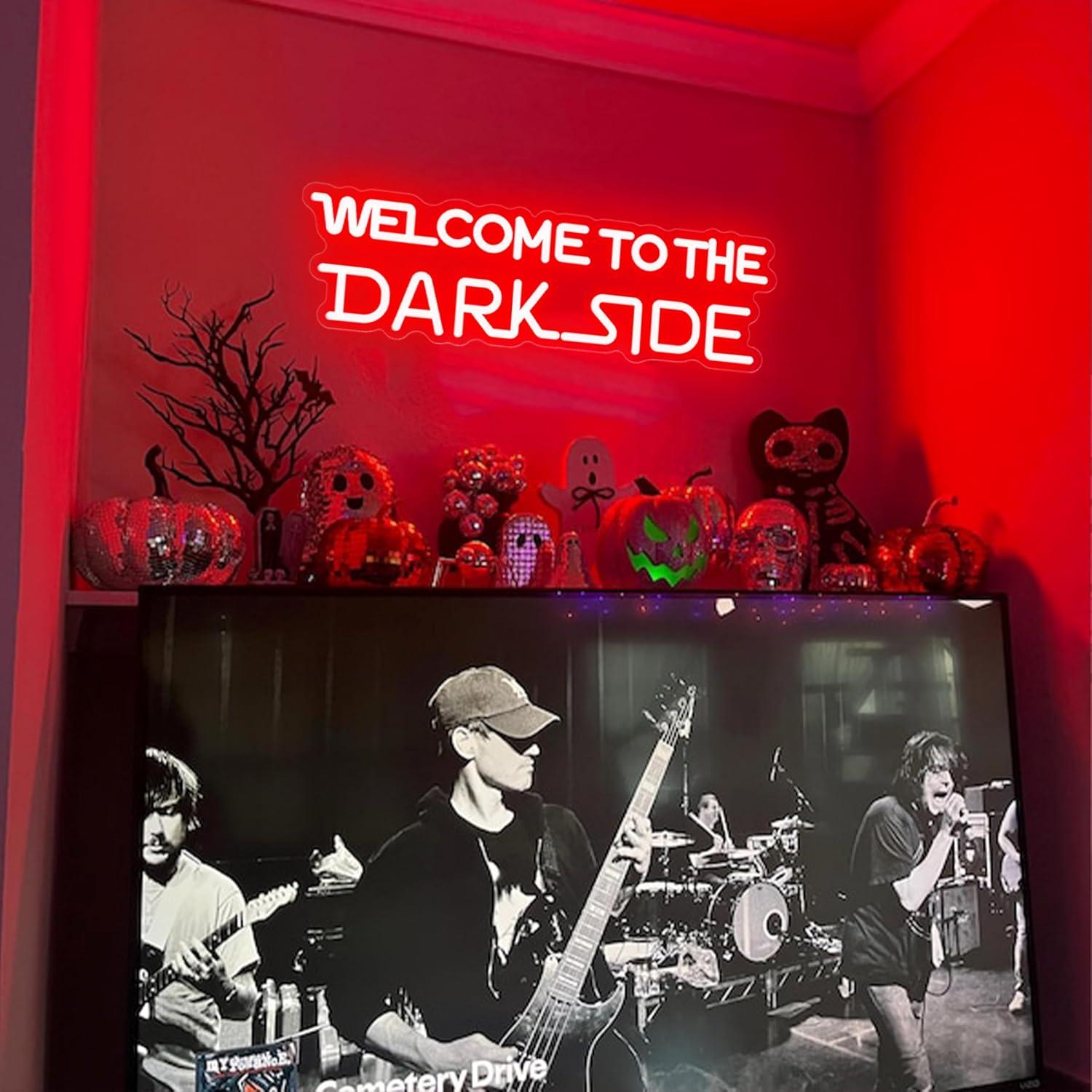 Welcome to the Dark Side Neon  - Lighting Decor In Room 리뷰 및 가격
