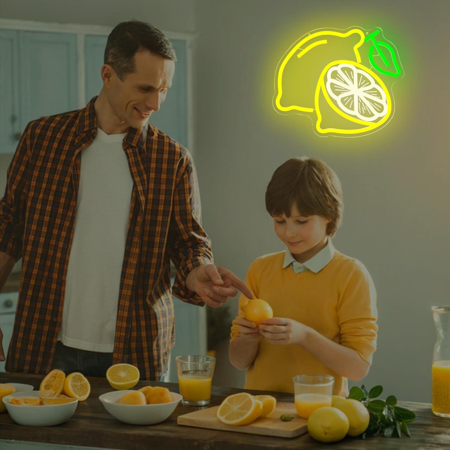 Lemon Neon Sign Dimmable LED L - Lighting Decor For Home 리뷰 및 가격