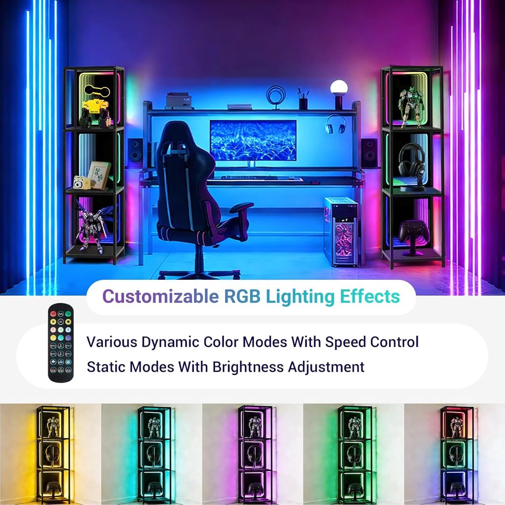 LED Infinity Mirror Light RGBW - Lighting & Home Decor Studio 리뷰 및 가격