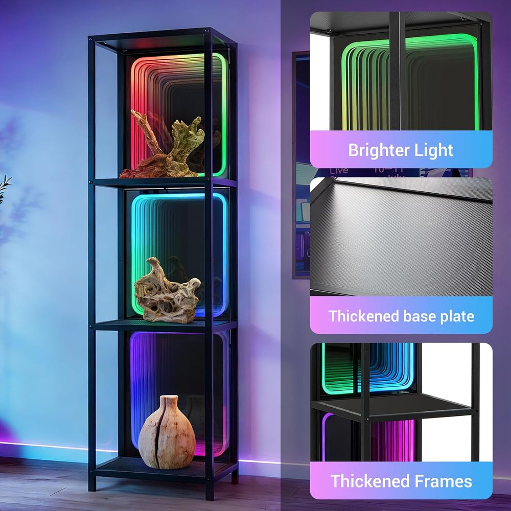 LED Infinity Mirror Light RGBW - Lighting & Home Decor Studio 리뷰 및 가격