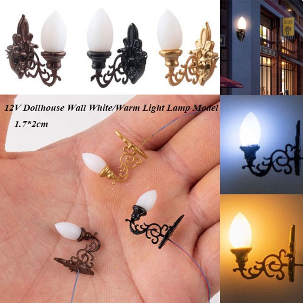 New 1.7*2cm Dollhouse Wall Lam - Lighting Metal Wall Decor 리뷰 및 가격