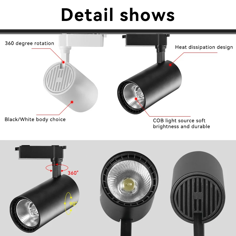 Set LED Track Light 110v 220v  - Decor Lighting Fixtures 리뷰 및 가격