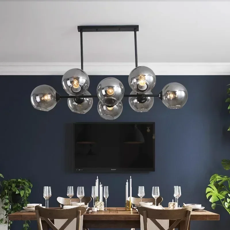 Grey Glass LED Pendant Lights  - Decor Lighting Fixtures 리뷰 및 가격