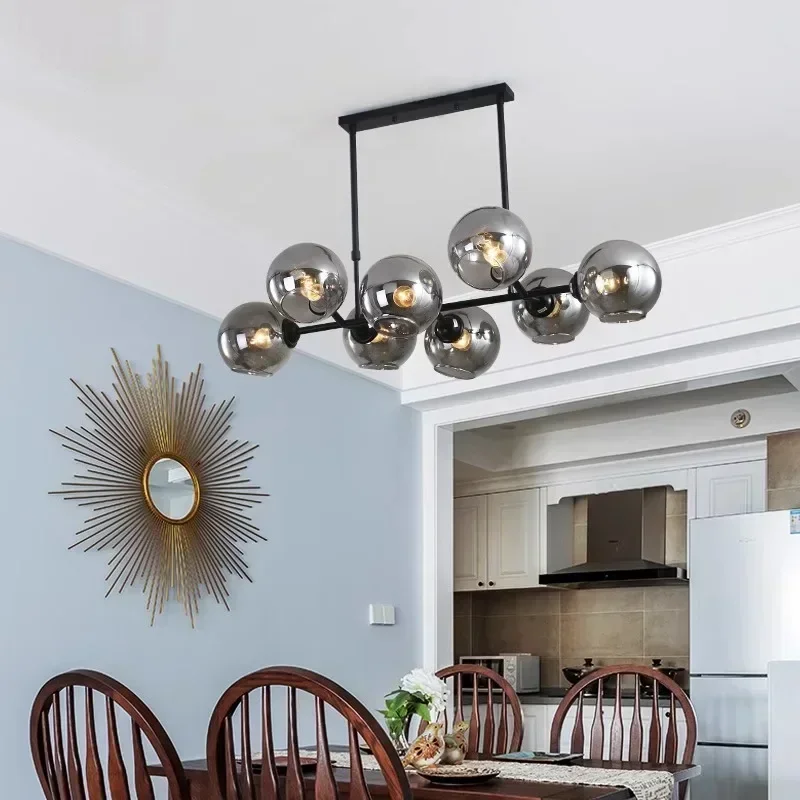 Grey Glass LED Pendant Lights  - Decor Lighting Fixtures 리뷰 및 가격