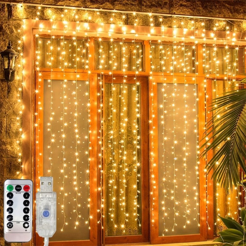 3/4/6m LED Curtain String Ligh - Fairy Light Curtain 리뷰 및 가격