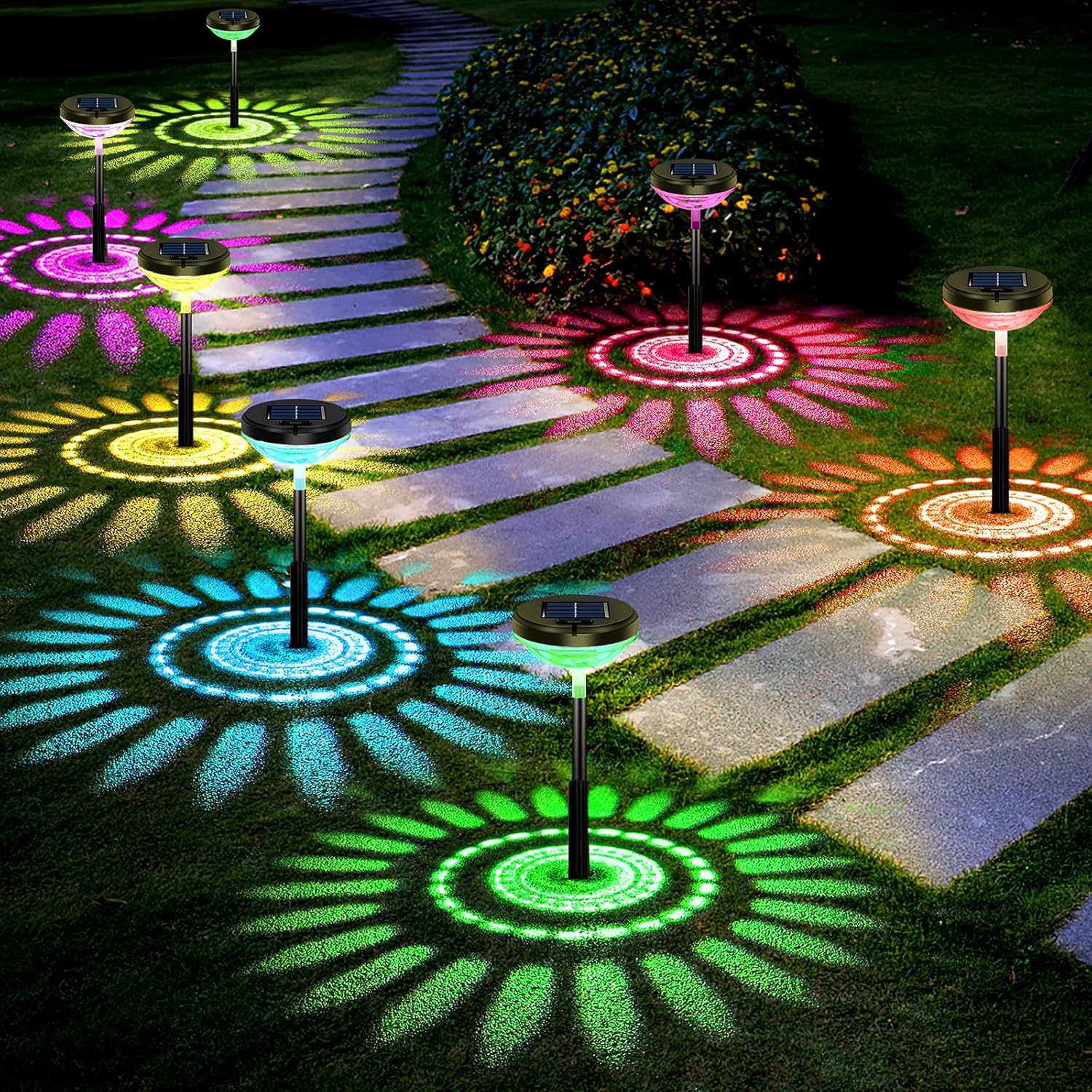 6 Pack Solar Pathway Lights wi - Yard Lighting Decor 리뷰 및 가격