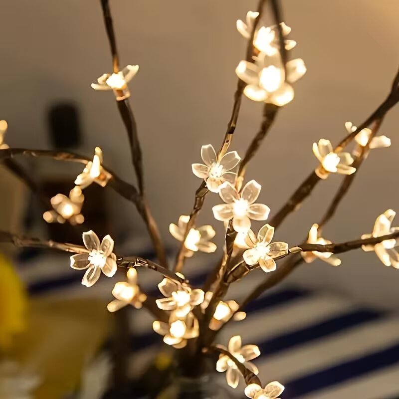 1/2PC 20LED Cherry Blossom Tre - Lighting Decor For Home 리뷰 및 가격