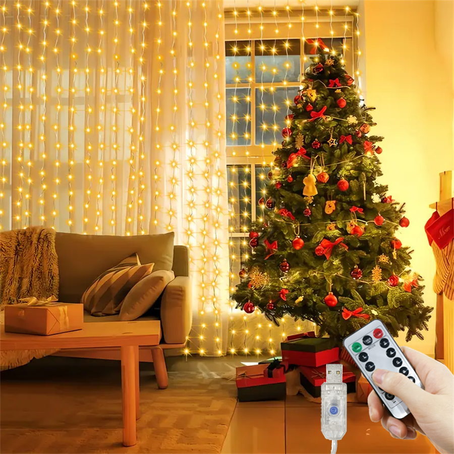 USB Curtain Light Outdoor Fair - Fairy Light Curtain 리뷰 및 가격