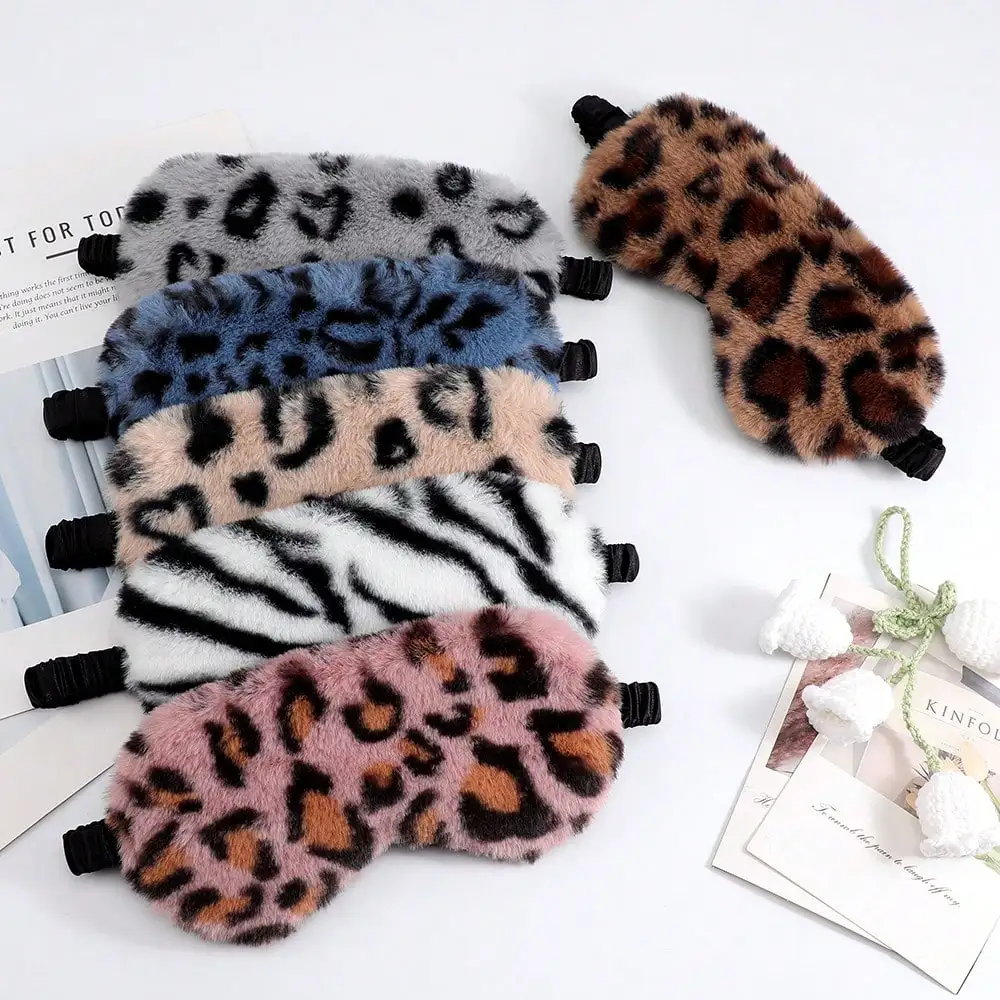 Plush Eye Mask, Leopard Print  - Home Lighting & Decor St Catharines On 리뷰 및 가격