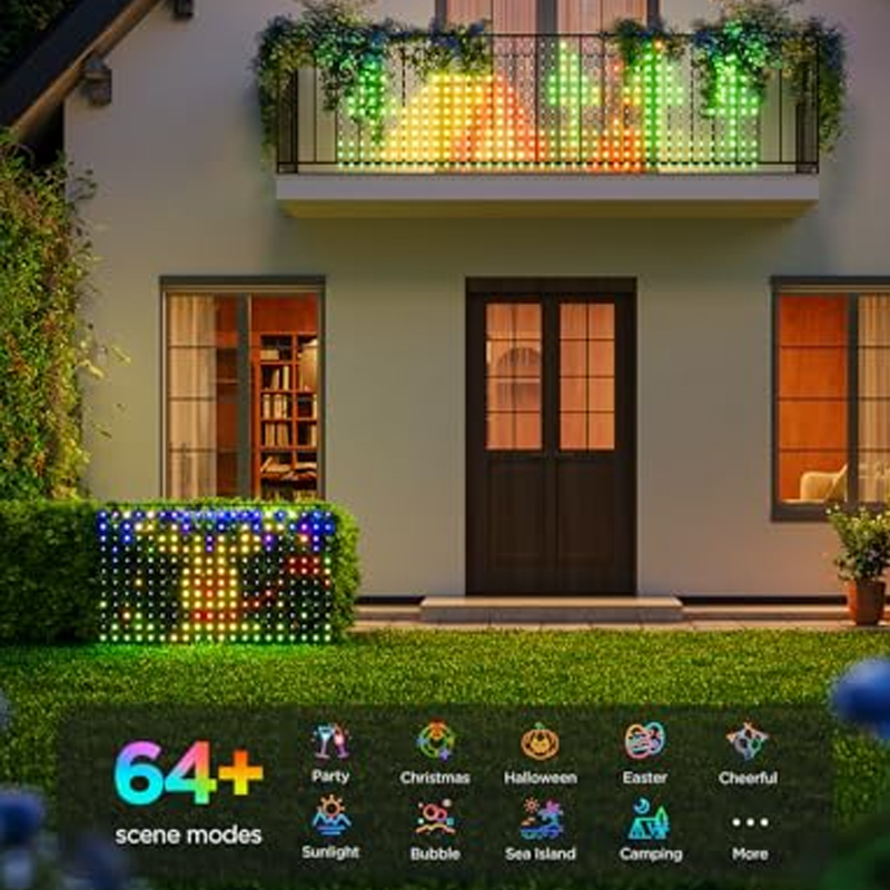 RGB Mesh Lights LED String Wat - Fairy Light Curtain 리뷰 및 가격