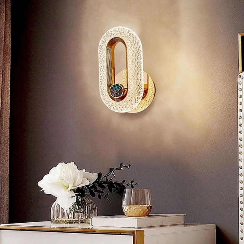 8W Modern Crystal LED Chandeli - Decor Lighting Fixtures 리뷰 및 가격