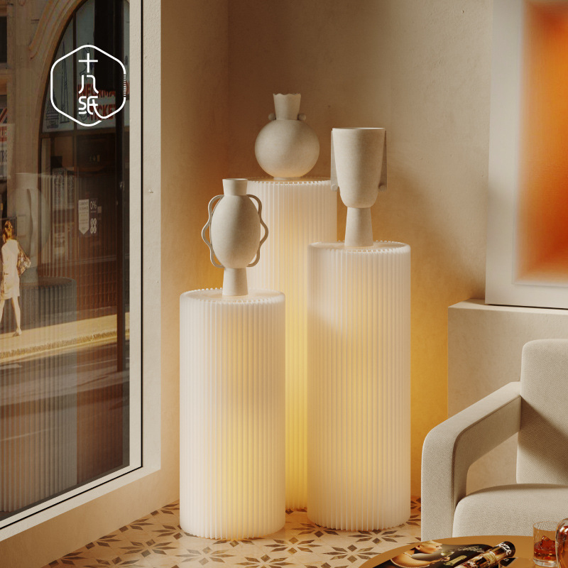18-Tier Paper Cylinder Shelf F - Lighting And Decor Magazine 리뷰 및 가격