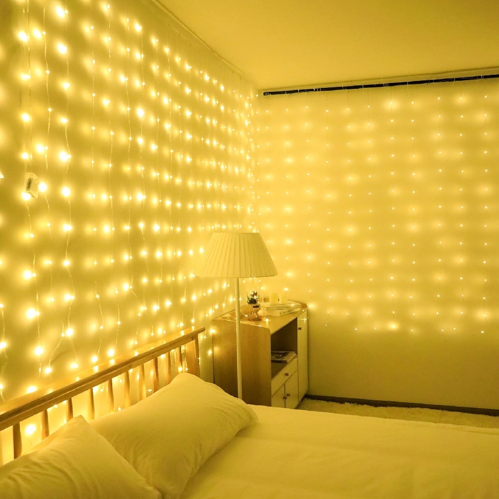 3/6m LED Curtain String Lights - Fairy Light Curtain 리뷰 및 가격