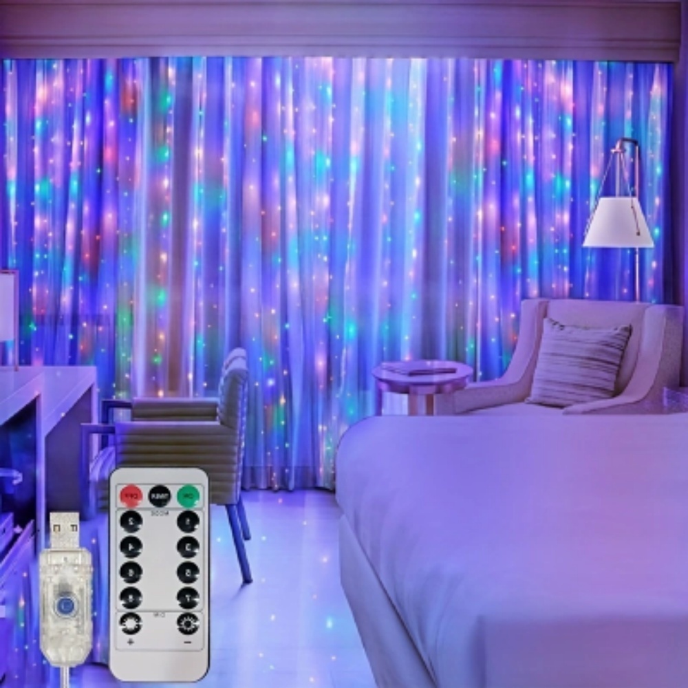 3/6m LED Curtain String Lights - Fairy Light Curtain 리뷰 및 가격